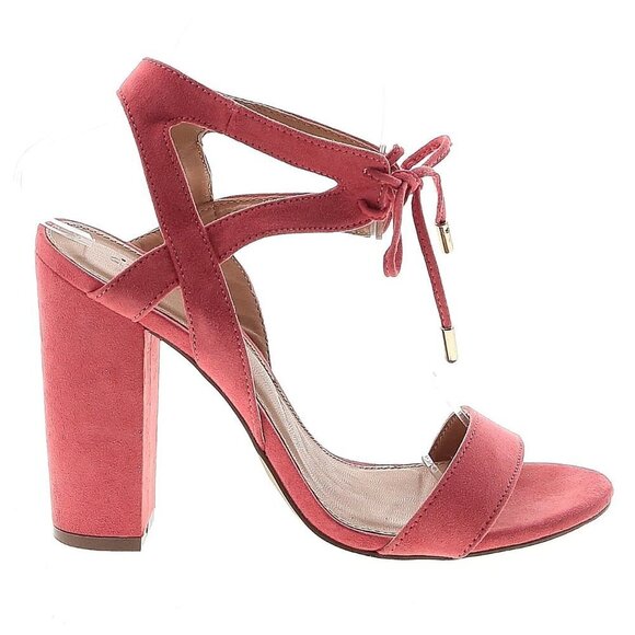 Charlotte Russe Shoes - Charlotte Russe Jennie - 02 Block Heel 8 Coral